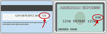 O ID do cartão são 3 números de dígito localizado atrás dos cartões Visa, MasterCard.
