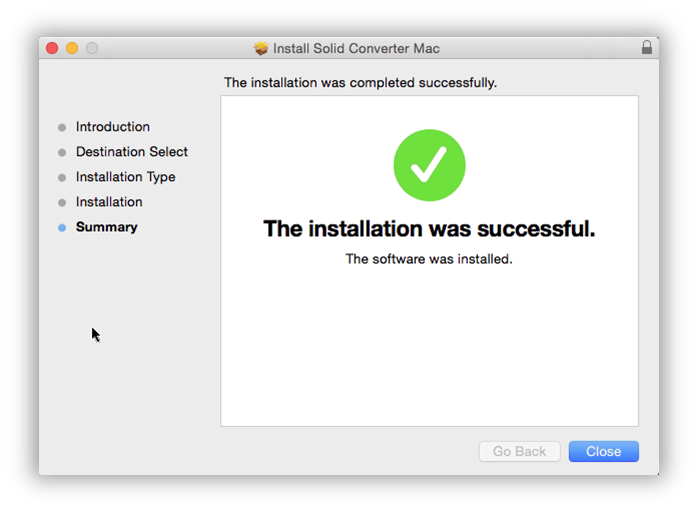 Mac Installation